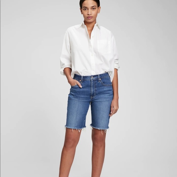 Bermuda Denim Shorts - Picture 6 of 10